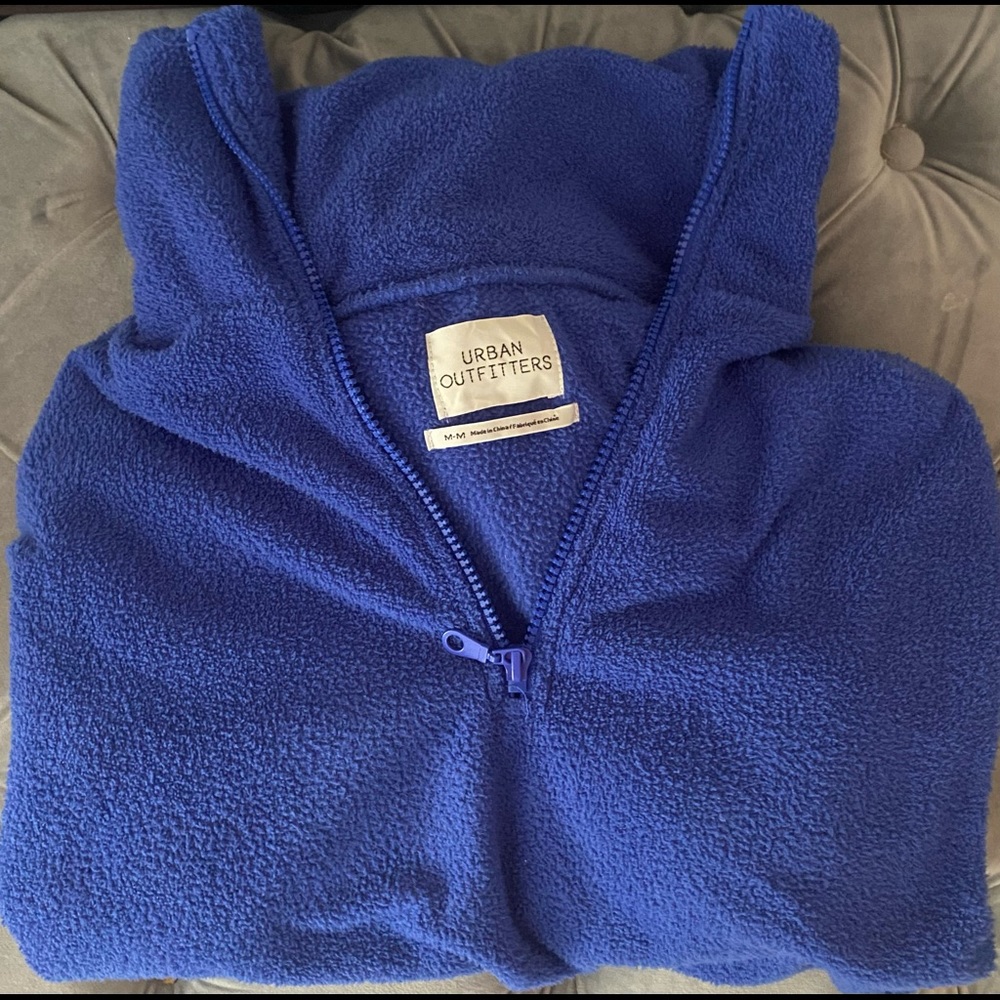 Urban Outfitters, Track Meet Half-Zip Sweatshirt, Size M